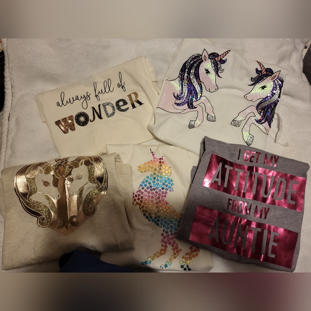 5 Brand New Long Sleeve Shirts Bundle Size: Large